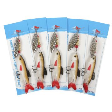 Блесна с силиконовой рыбкой TPY-8cm Weight:14.5g SIZE:8cm col:029